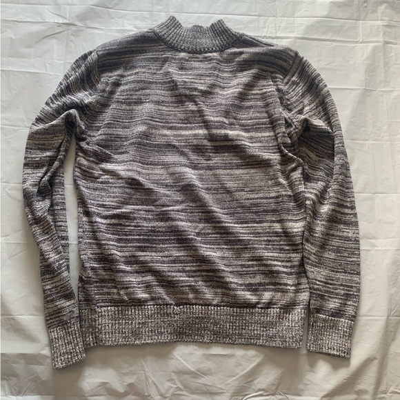 Rumors Sweater salt and pepper colour button collar  size LG - Picture 6 of 11